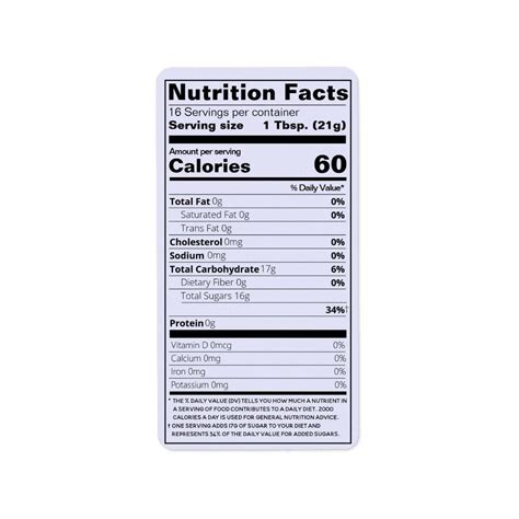 old bag of nails nutrition information